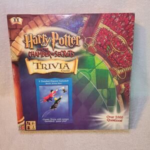 Harry Potter Chamber of Secrets Trivia Board Game Quidditch Complete 2002